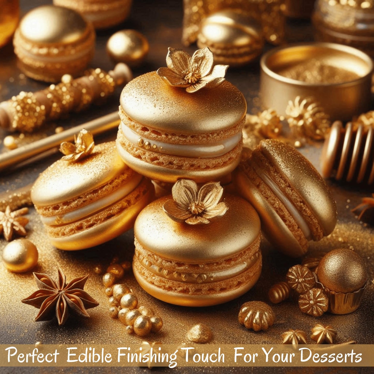 Confect - Luster Color Dust - Shimmer Gold - 5Gms