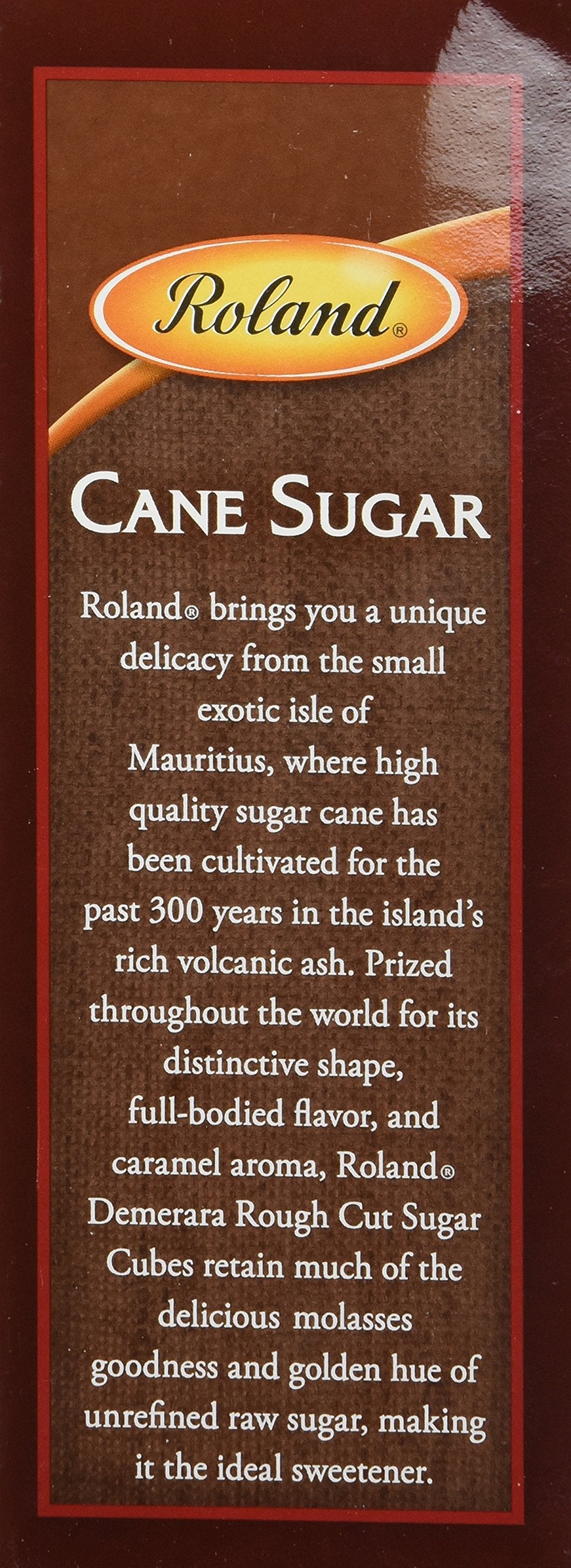 Roland Rough Cut Demerara Sugar Cubes - 17.6 oz - Pack of 1