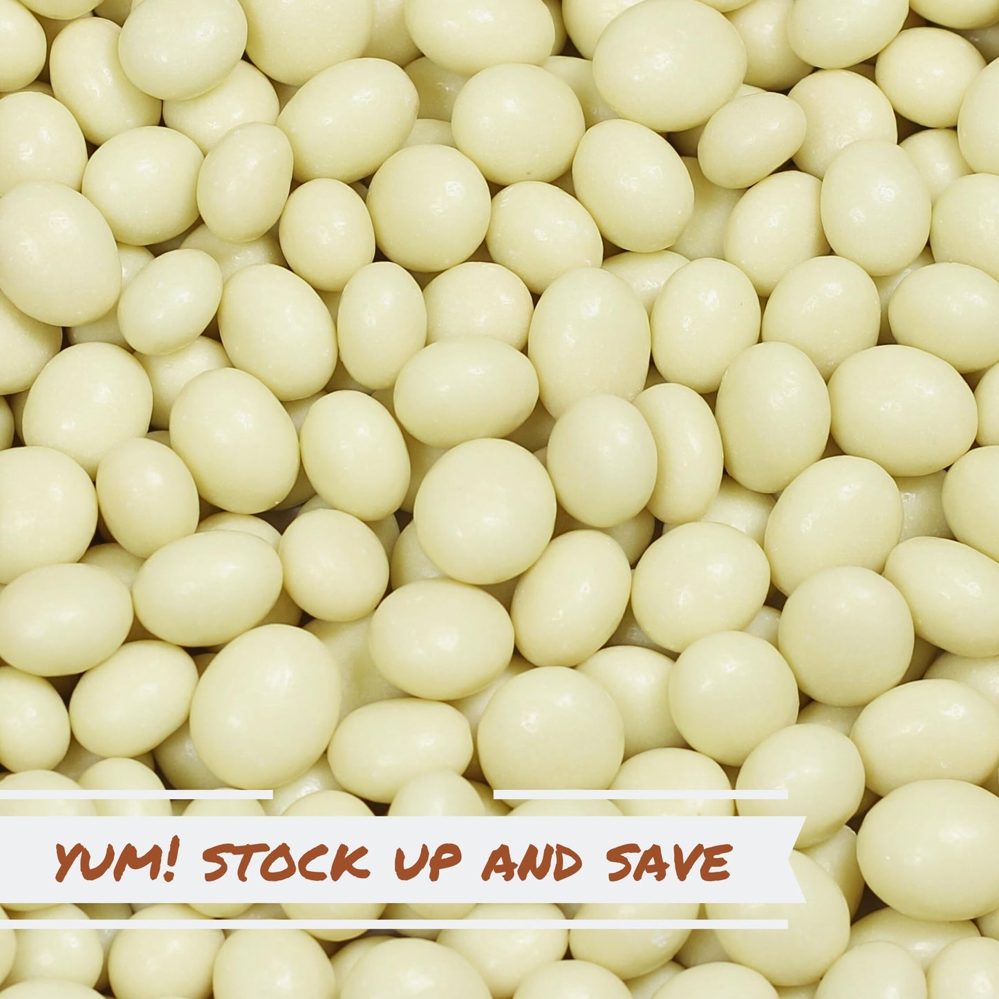 Its Delish White Chocolate Covered Espresso Beans, 1 lb Bulk Coffee Snack, Kosher Dairy