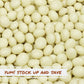 Its Delish White Chocolate Covered Espresso Beans, 2 Lbs Bulk, Kosher Dairy, Gourmet Coffee Snack