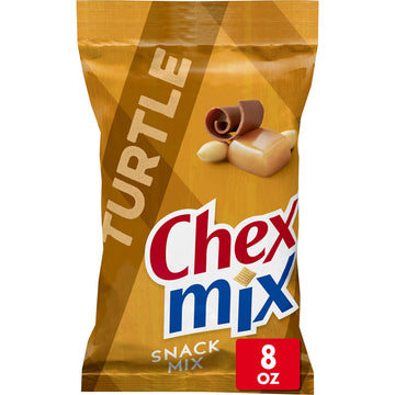 Chex Mix Turtle Snack Mix, Indulgent Snack Bag, 8 oz