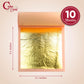 Edible Gold Leaf 24K By Cakebon - Cake Decorations, Loose Gold Leaf Sheets - 3.1 Inches, 10 Gold Foil Sheets