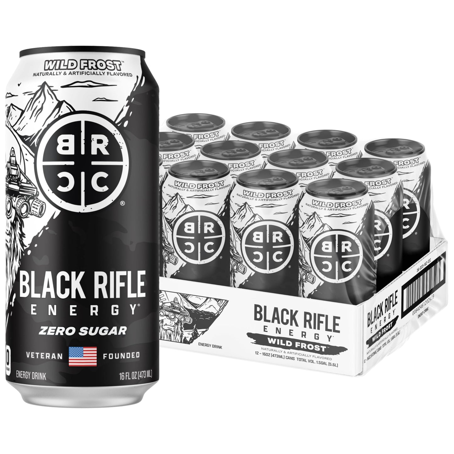 Black Rifle Coffee Company Wild Frost Coffee, 16 oz Pack, 12 Count