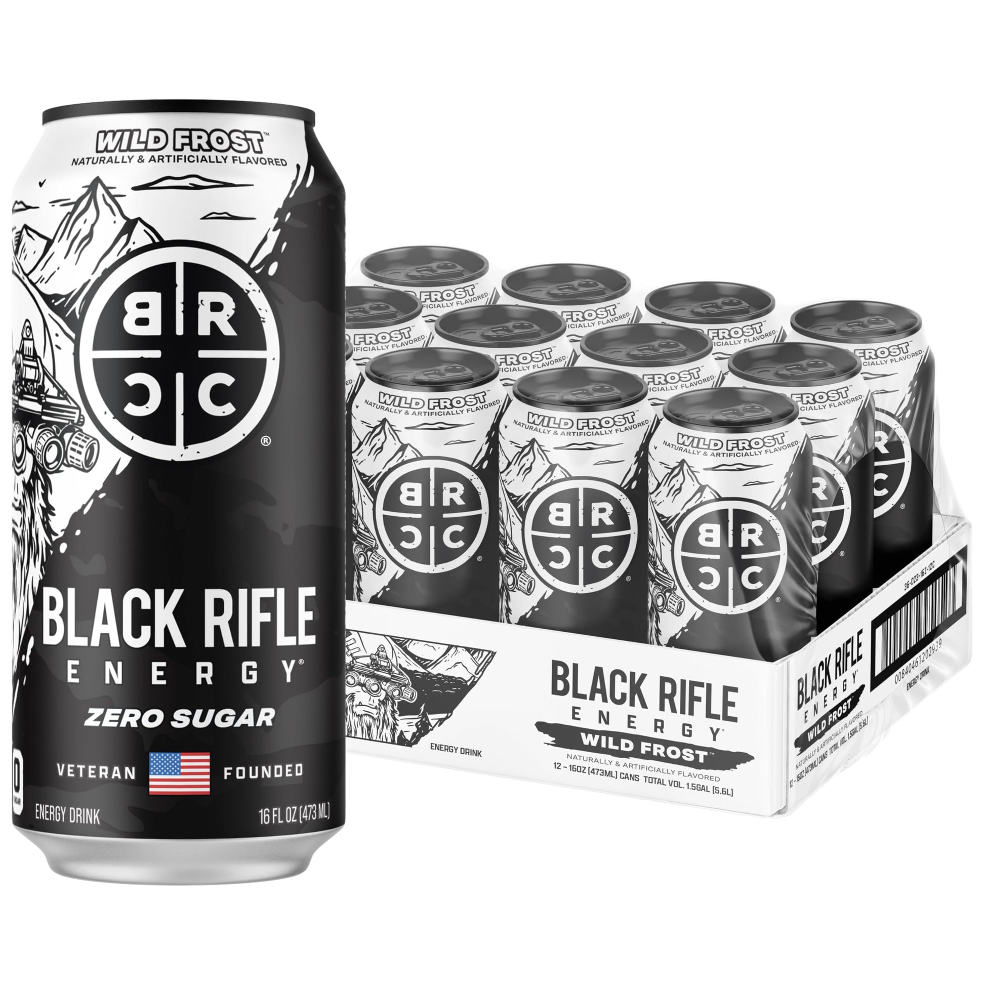 Black Rifle Coffee Company Wild Frost Coffee, 16 oz Pack, 12 Count