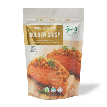 Bread Crumbs (12Oz) - Golden Crisp Wheat Bread Crumbs - Bread Crumbs For Coating & Stuffing - Coat Burger, Schnitzel, Vegetables, Meatballs - Resealable Packaging