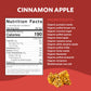 Tosi Puffs Cinnamon Apple Vegan Snacks, Gluten Free, 8G Protein, 1 oz (4 Pack)