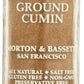 Morton & Bassett Ground Cumin Spice - 2.3 Ounce Jar, Flavorful Seasoning, Perfect for Cooking