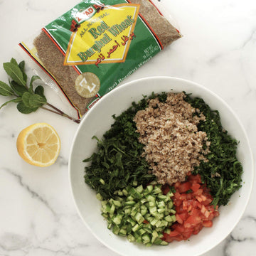 Ziyad Red Burghul, Bread Filler Perfect For Bread Crumbs, Oats, Tabouli, Kibbeh, Curries! 16 Oz