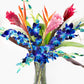 Fresh Orchids and Tropical Flower Bouquet, Perfect for Birthdays, Easter, Mother 's Day, Anniversaries, Gifts, etc. (Multicolor 