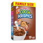 Kelloggs Cocoa Krispies Breakfast Cereal, Kids Snacks, Family Breakfast, Family Size, Chocolatey Flavor, 19oz Box (1 Box)