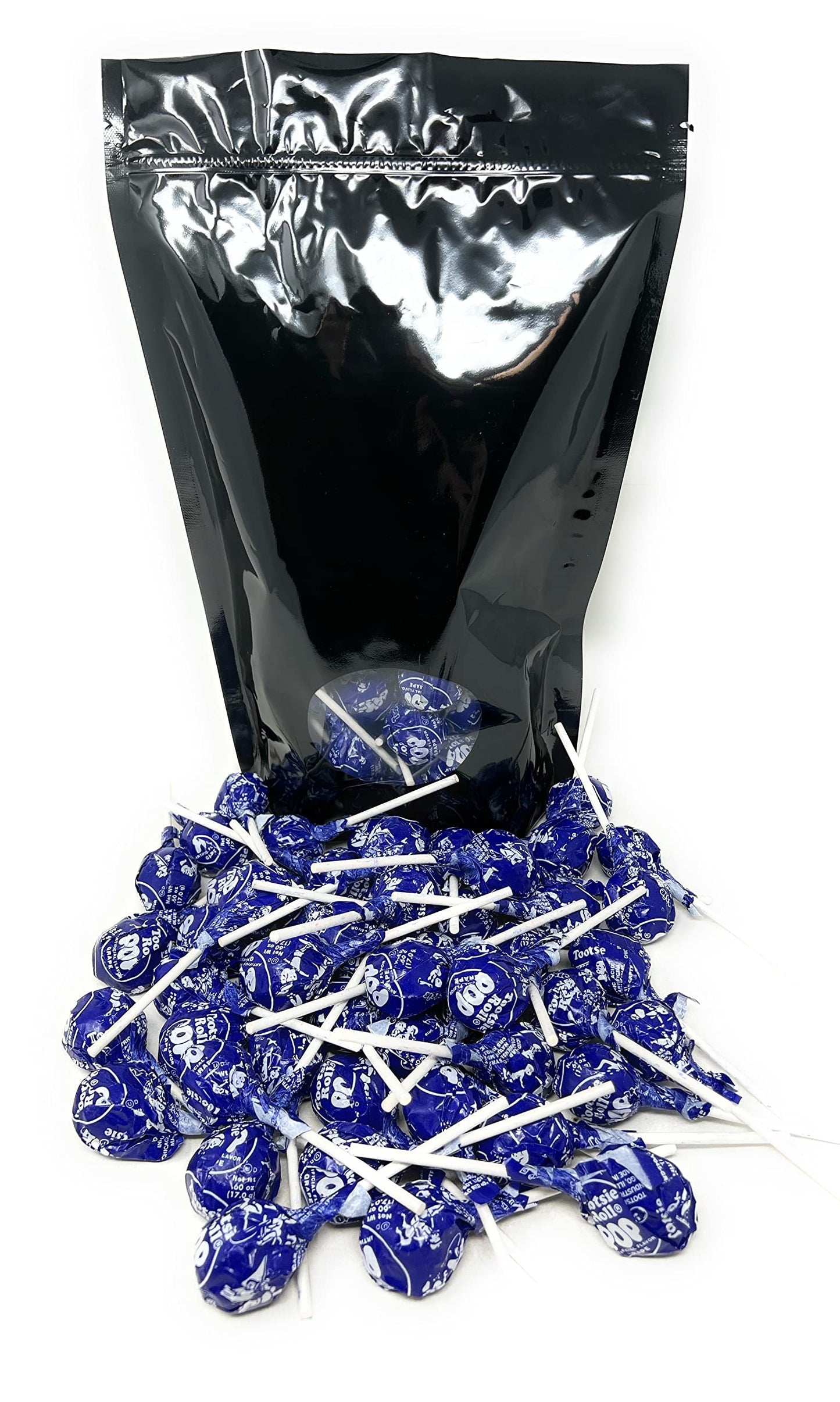 Holiday Purple Grape Tootsie Pops Bulk Candy 50+ Count Lollipops Suckers Variety Value Pack Aprox. 2.25 Lbs (36 Oz)
