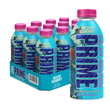 Prime Hydration Kevin Durant Sports Drinks  Electrolyte Enhanced For Replenishing Fluids 250Mg Bcaas  B Vitamins  Antioxidants  Low Sugar  16.9 Fl Oz  12 Pack