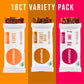 JONESBAR Organic Plant Based Protein Bars, 18 Count Variety Pack, Gluten Free, Vegan Snack for mature-themeds and Kids