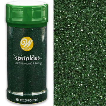 Wilton Green Sanding Sugar Sprinkles, St. Patrick'S Day Dessert Toppers, Shamrock Color Sprinkles, Sparkling Sprinkles Sugar Cry