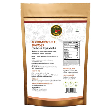 Spice Magic Kashmiri Chilli Powder (Kashmiri Mirch Powder) ~ 100% Pure, Aromatic & Natural I Non-Gmo I Indian Origin (7Oz (200G)