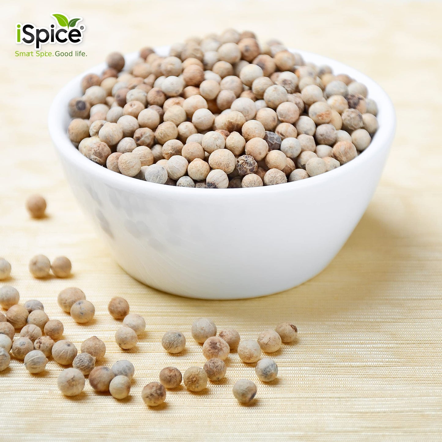 iSpice Whole White Peppers Spices and Seasonings for Cooking, 7.3Ounce White Peppercorns Seasoning, Fine And Gluten Free Whole p