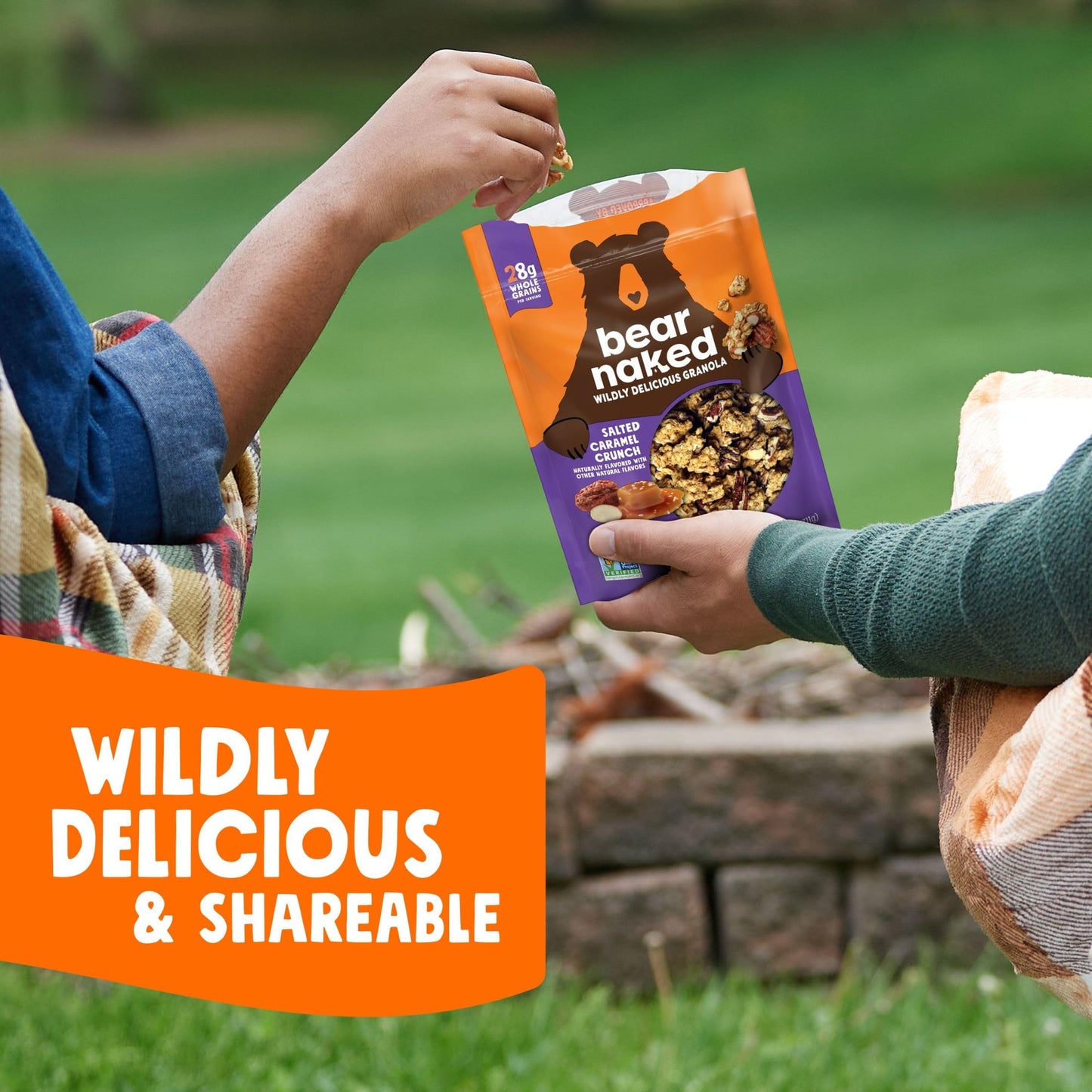Bear Naked Granola Cereal, Whole Grain Granola, On-The-Go Snacks, Salted Caramel Crunch, 11Oz Bag (1 Bag)