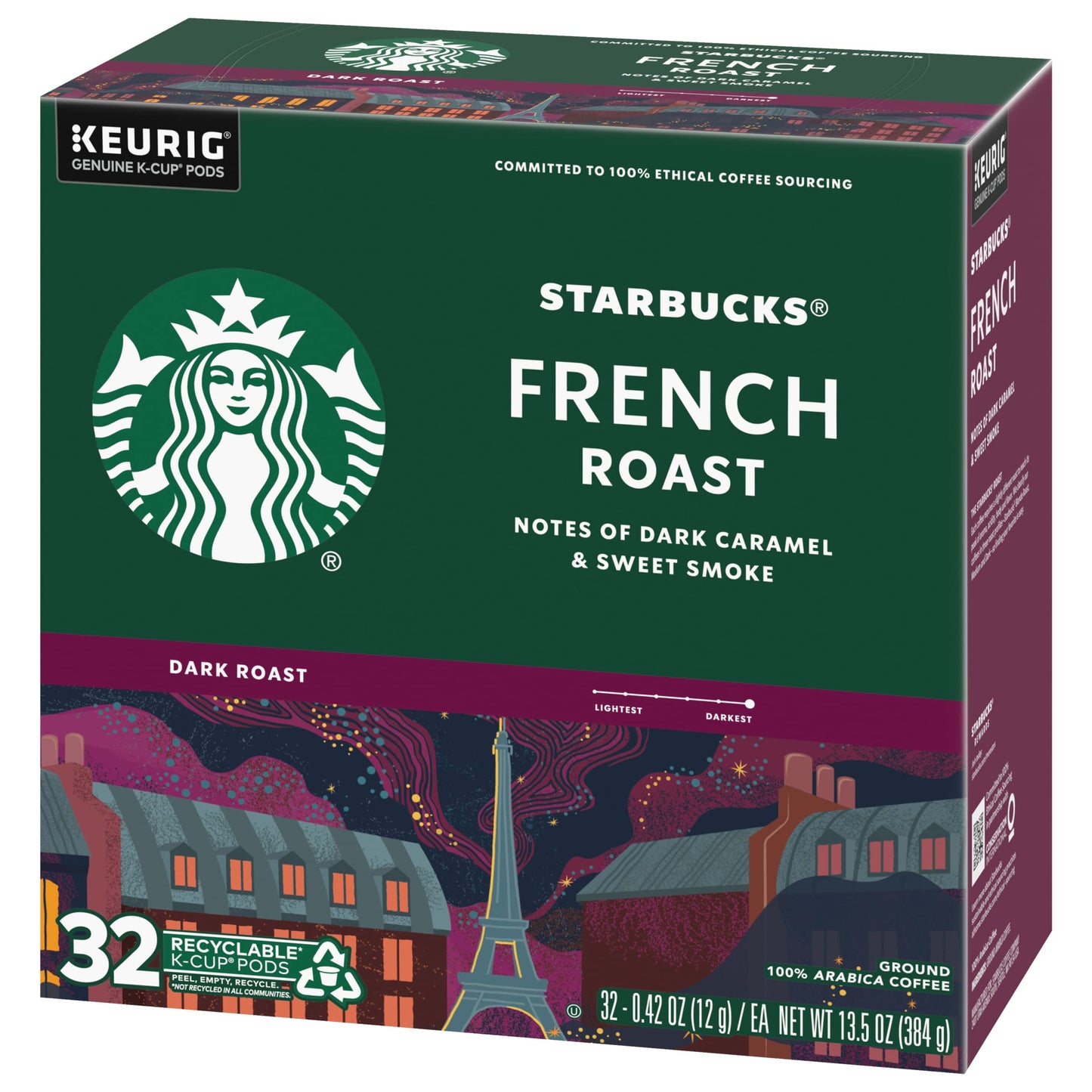 Starbucks French Roast K-Cup Packs, 32-Count