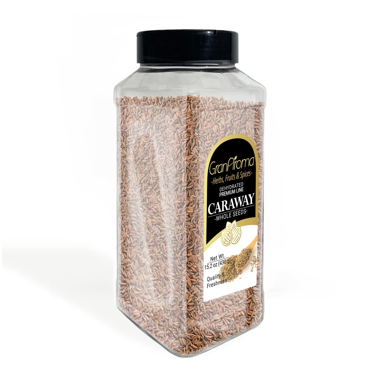 Granaroma Caraway Seeds, 15.2 Oz, Rich & Nutty, Mild Anise Flavor