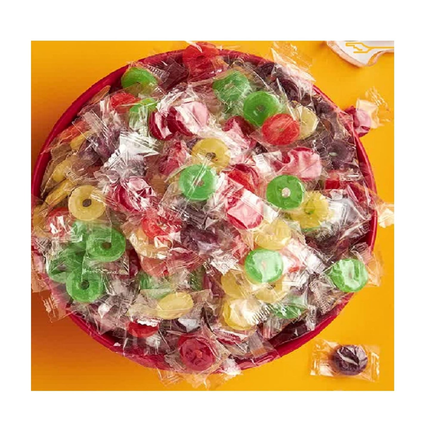 Life Savers Hard Candy 5 Flavors - 2 lbs of Candy - Individually Wrapped - Cherry, Watermelon, Orange, Pineapple, and Raspberry