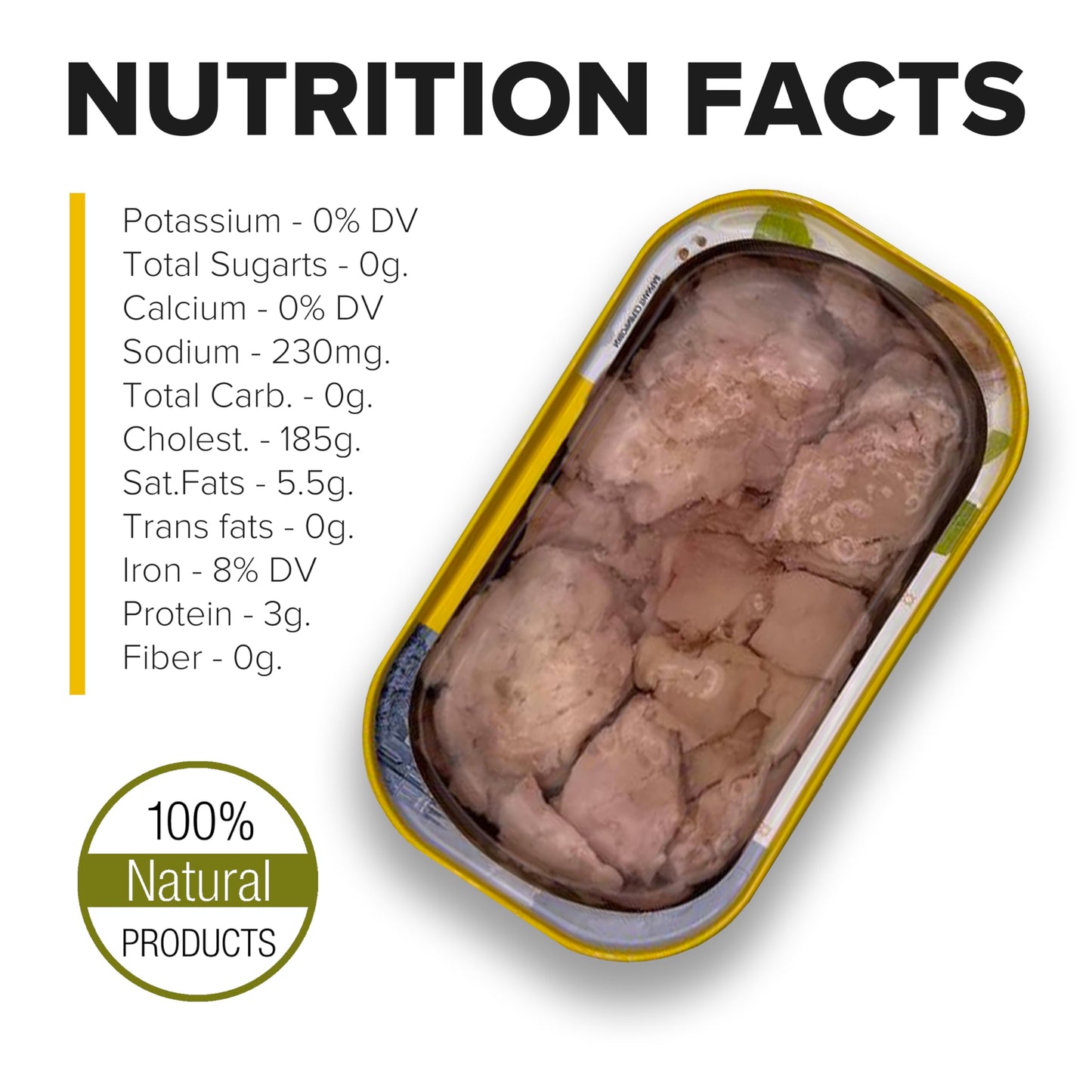 Riga Gold Cod Liver In Own Oil 4.27Oz/ 121G From Iceland (Pack 3)