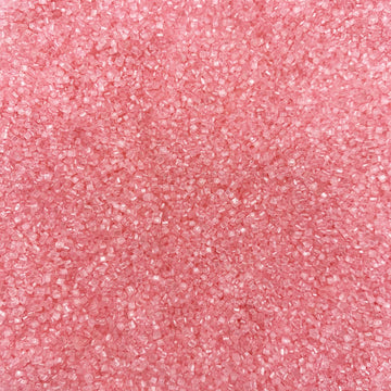 Edible Pink Sanding Sugar Sprinkles Cupcake Cake Toppers, Celebrations Candy Pearls Shaker Jar Wedding Party Cake Dessert Food D