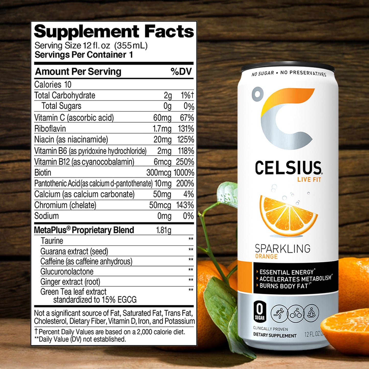 Celsis Sparkling Essential Energy Drink No Sugar Or Preservatives 12 Fl Oz, Slim Cans Assorted Variety 12 Pack, Flavors May Vary