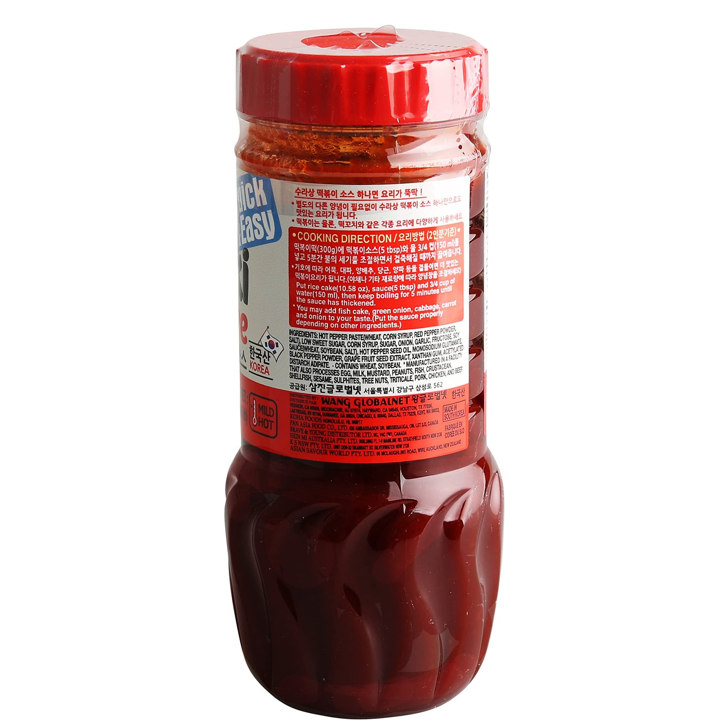 Surasang Tteokbokki Sauce for Mild Spicy Rice Cake Stir Fry, Korean Rice Cake Sauce, 16.93 Ounce