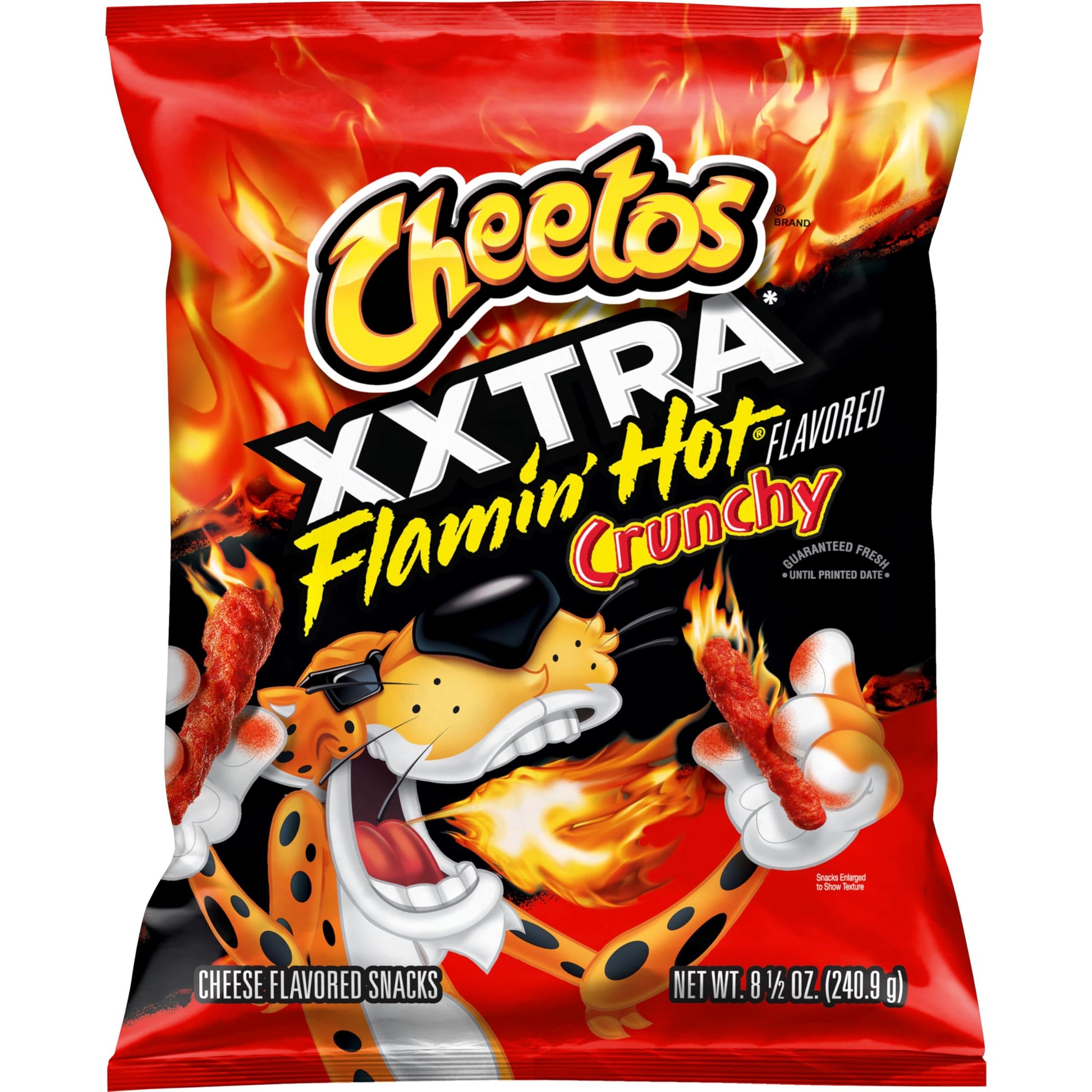 Cheetos Xxtra Flamin Hot Cheese Flavored Snacks, 8.5 Oz