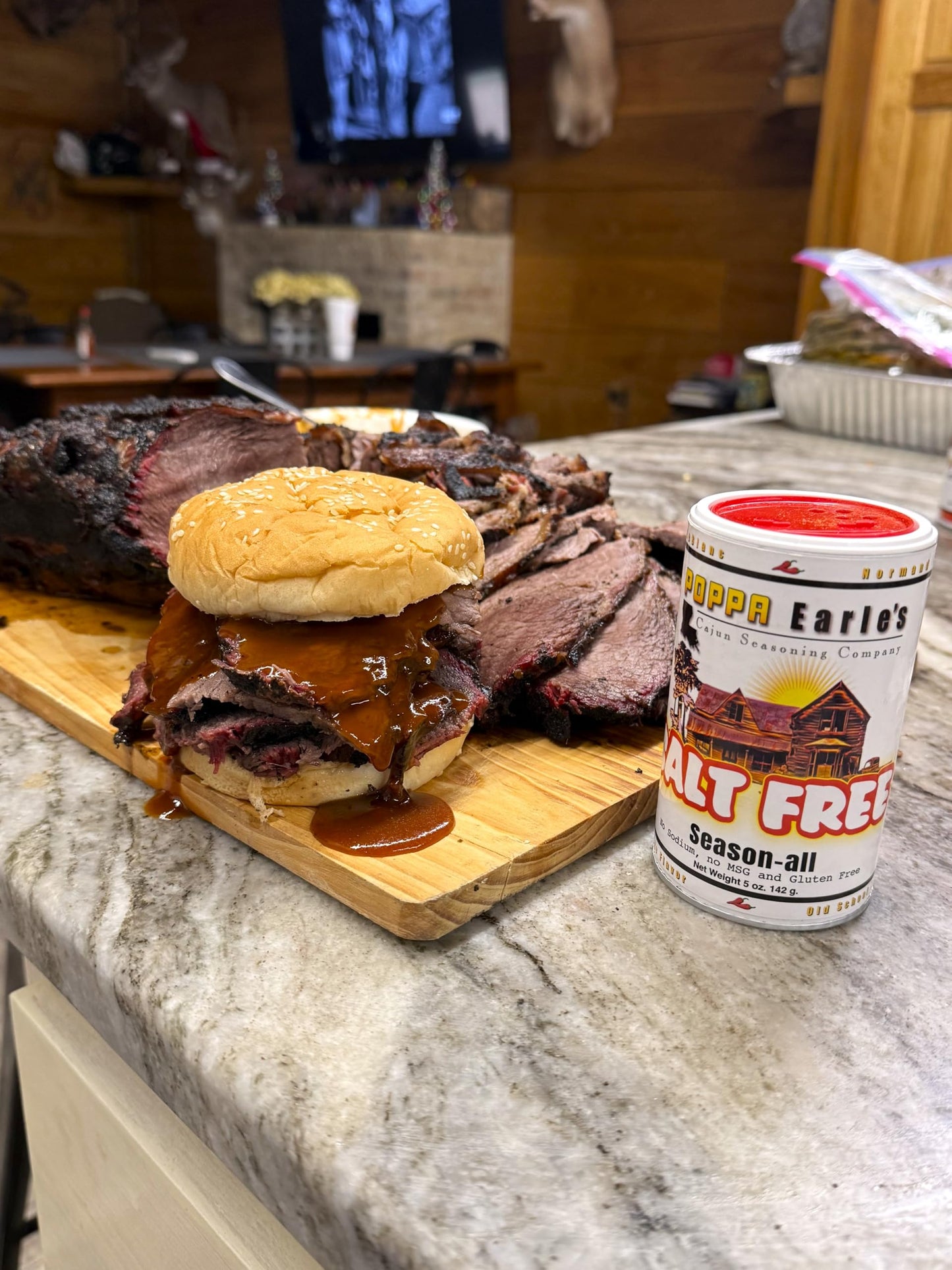 Poppa Earles Salt Free Season-All 8Oz (Cajun Seasoning Company) No Sodium, Gluten Free & No Msg, All Purpose Seasoning, Sugar Fr