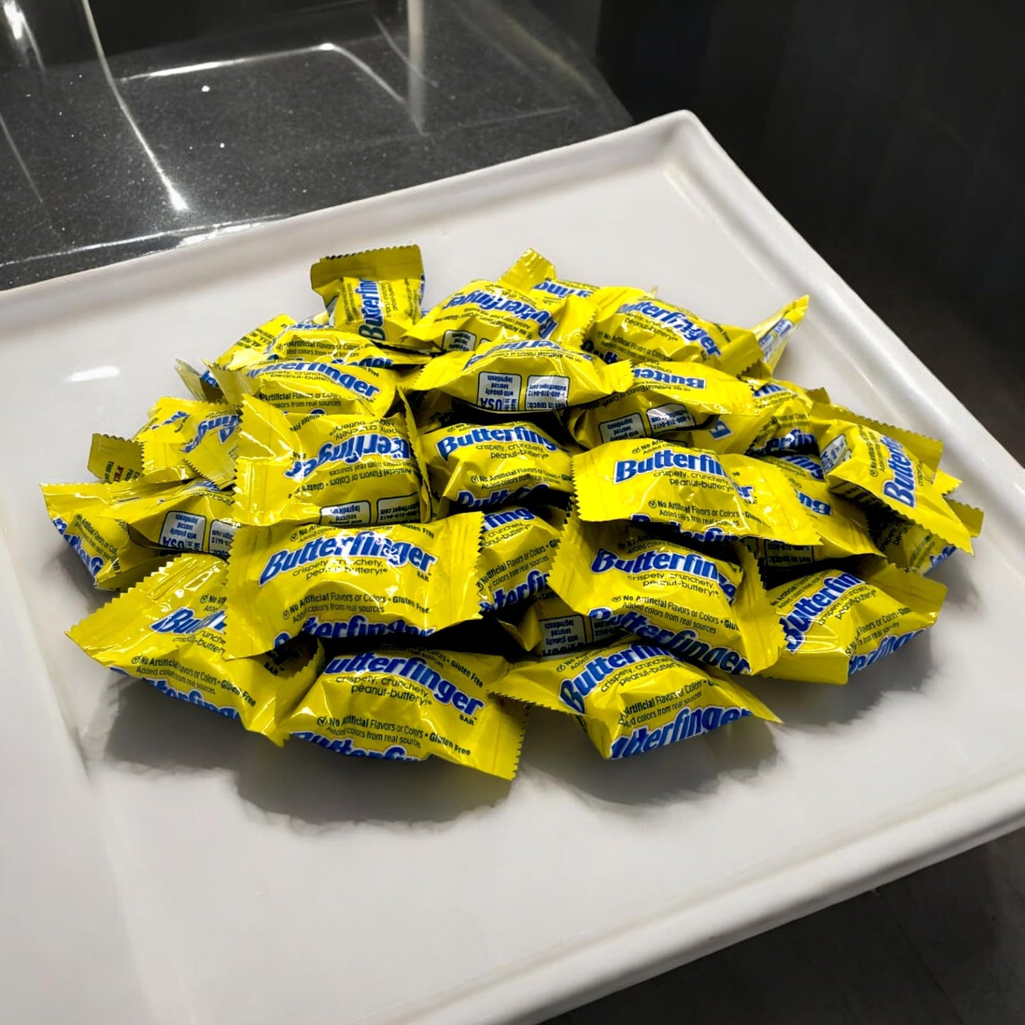 Butter Finger Mini Chocolate Bars-1.5 Lbs Crispy, Crunchy, Peanut-Buttery B Finger Minis-Individually Wrapped Bulk Mini Bars(24