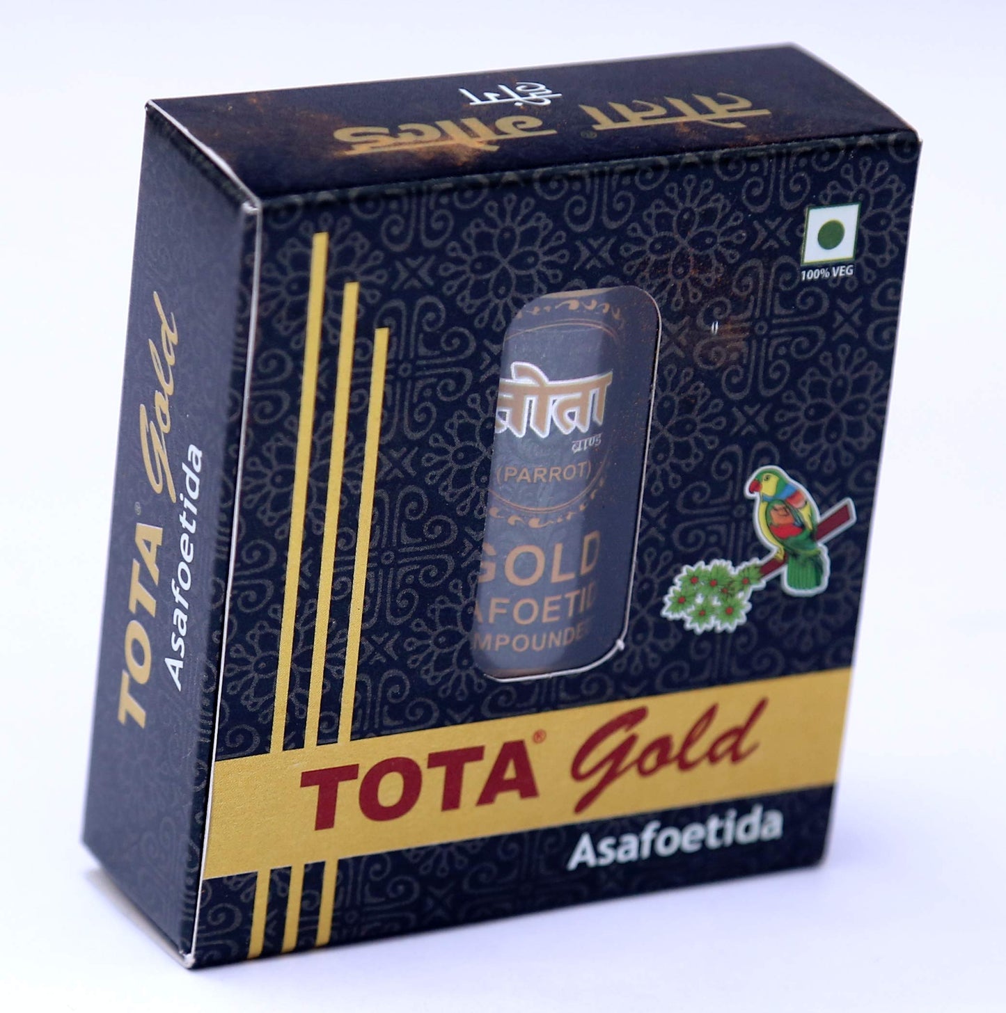 TOTA Gold Asafoetida Granules 100% Pure Vegan Spice 7gm Brown - Best Garlic and Onion Substitute