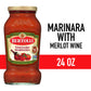 Bertolli Marinara Sauce with Bur dy Wine, 24 Oz, Pack of 3, Italian Recipe, 1.5 Pound Total