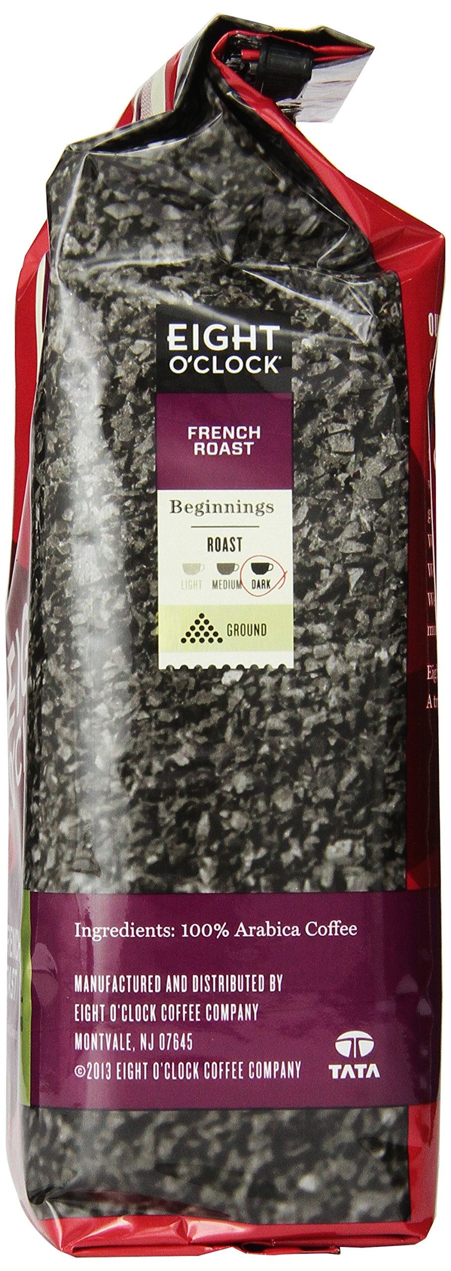 Eight OClock Coffee French Roast Ground Coffee, Dark Roast, 12 Ounce (Pack of 6)