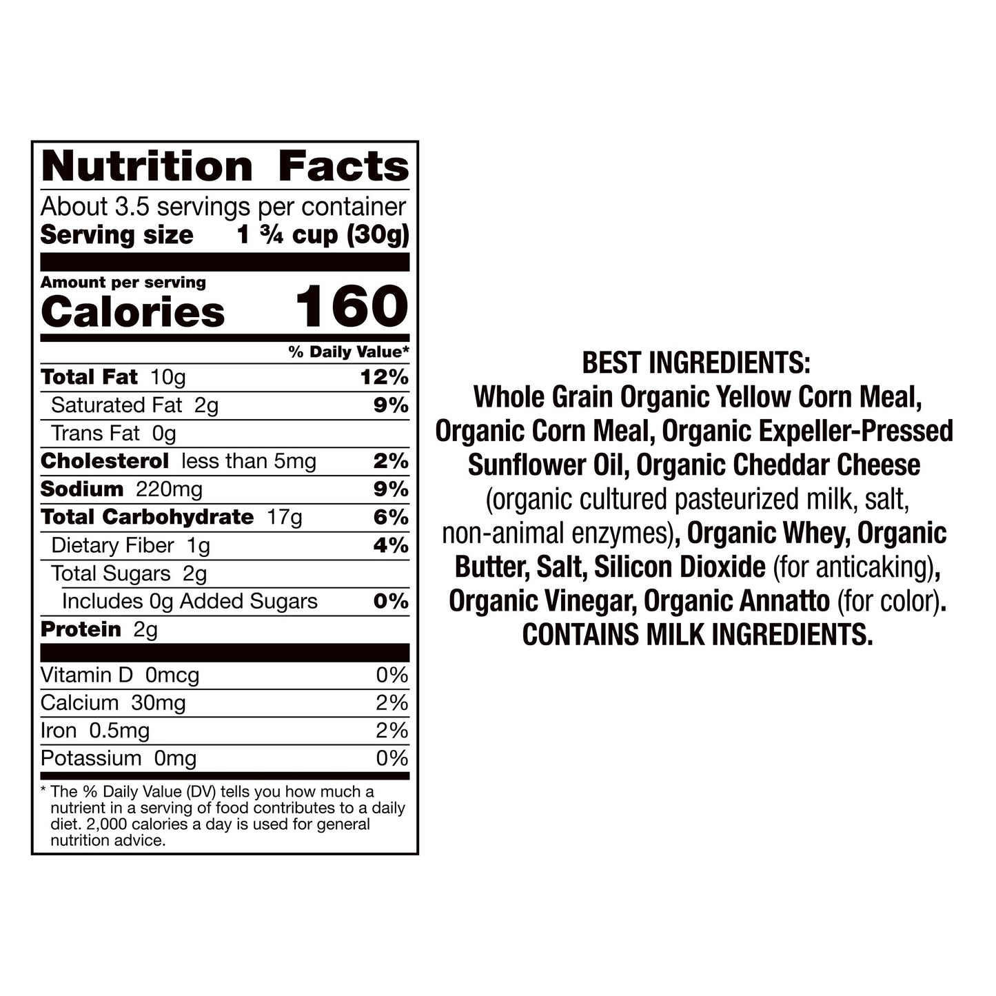 Annie S Organic Cheddar Cheesy Smiles, Baked Corn Puffs, Gluten Free, 4 Oz (Pack Of 12)