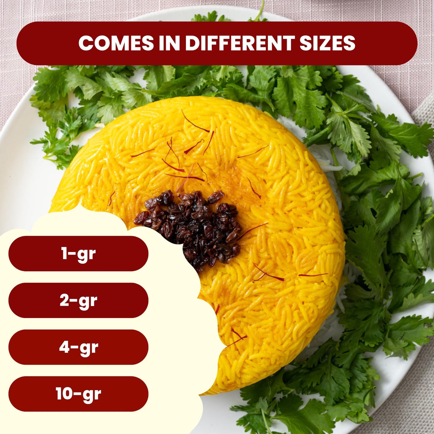 Heray Spice Saffron Threads - Premium All Red, Grade A+ Super Negin, 10g Non-GMO, Sunlight Processed for Tea, Rice, and Desserts