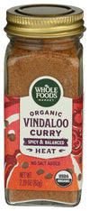 Whole Foods Market, Organic Vindaloo Curry Seasoning, 2.19 oz