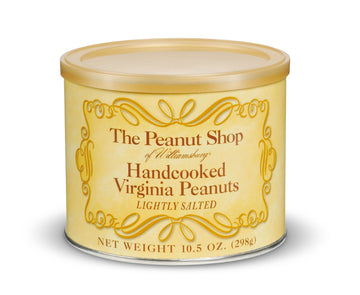 The Peanut Shop Of Williamsburg Handcooked Lightly Salted Virginia Peanuts, 10.5 Oz (Pack Of 3)