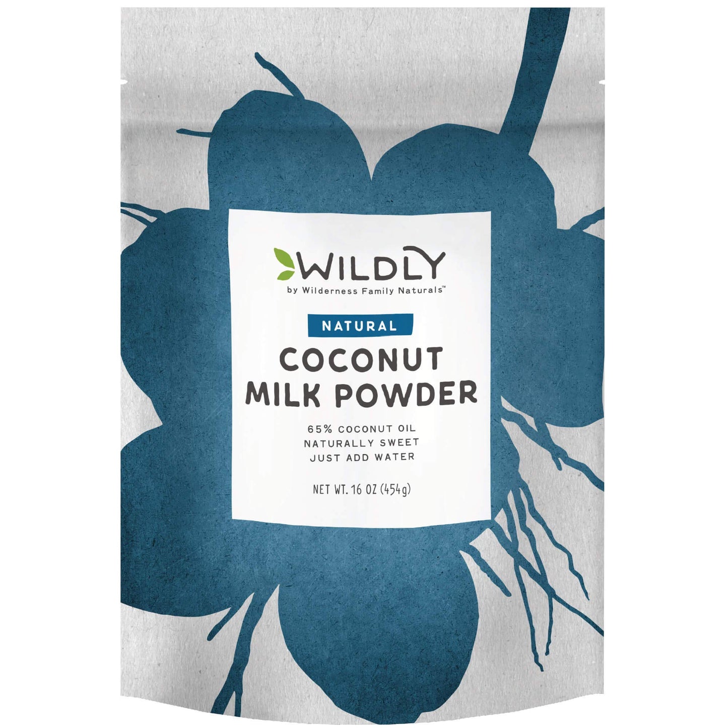 Wildly Conventional Coconut Milk Powder 16 Oz, 1 lb Bag - Naturally Sweet Creamer, Extra Creamy | Perfect in Smoothies, Coffee, 
