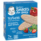 Gerber Snacks For Baby Teethers, Strawberry Apple Spinach, Gentle Teething Wafers, Non-Gmo Ingredients, 12 Individually Wrapped
