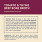 Fond Grass-Fed Regenerative Beef Bone Broth Infused With Organic Tomato & Thyme