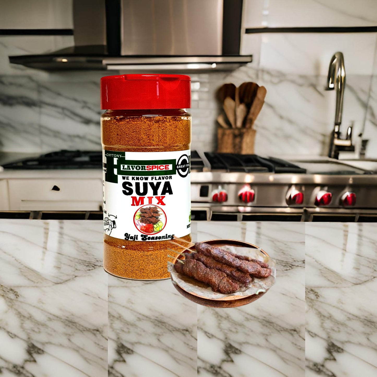 Suya Mix Nigeria Seasoning 8Oz | | Crafted With 100% Herbs And Spices Great For Keto, Great For Vegan