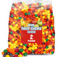 GEEOOLLAH Bulk Chewy Fruit Mix Candy - Sweet & Sour Assorted Fruity Flavors, 2 Pound Bag