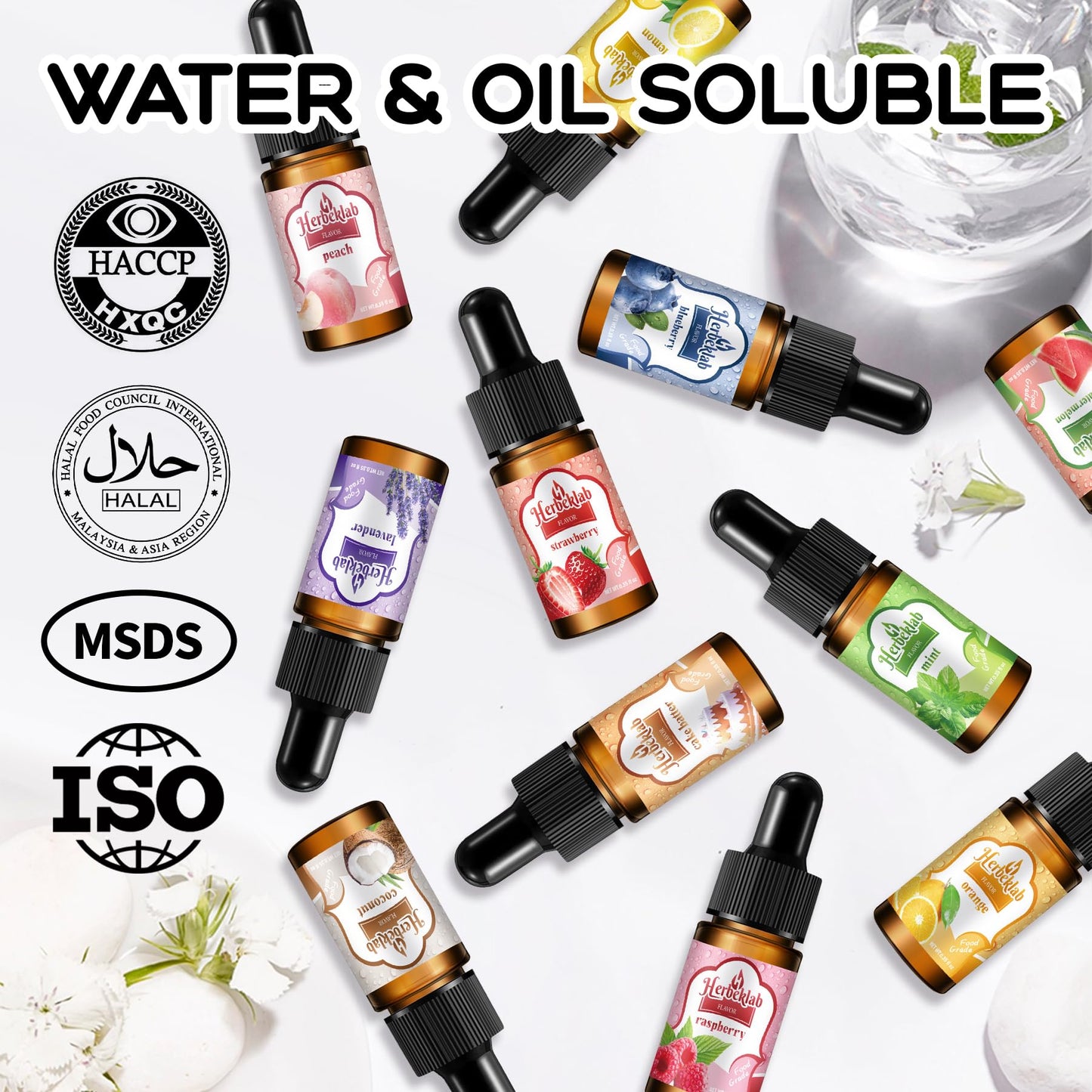 Food Flavoring Oil - Candy Flavoring For Candy Making 18 X 0.35 Fl Oz Extracts And Flavorings For Baking Lip Gloss Flavoring Oil