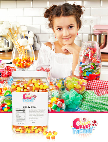 Sarahs Candy Factory Candy Corn In Jar, 3 Lbs