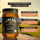 Lineage Provisions 100% Organic Raw Unfiltered Honey - 3-Pack (18 oz Glass Jars) - Undetectable Glyphosate, Chemical-Free, Glute