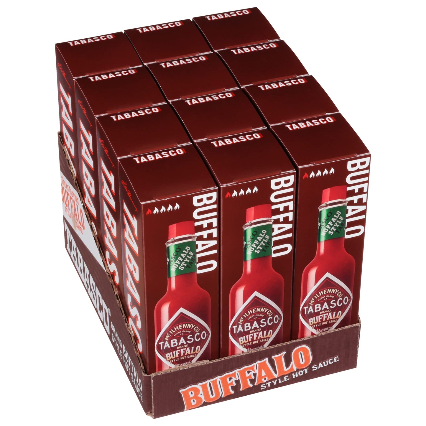 TABASCO Brand Buffalo Style Hot Sauce, 5 oz (Pack of 12)