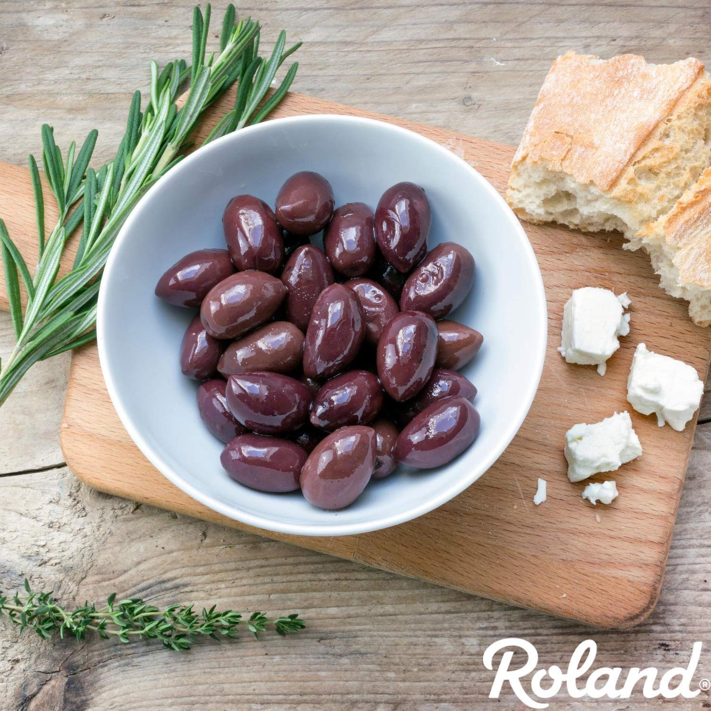 Roland Foods Whole Pitted Kalamata Olives from Greece, Specialty Imported Food, 4.4 Lbs