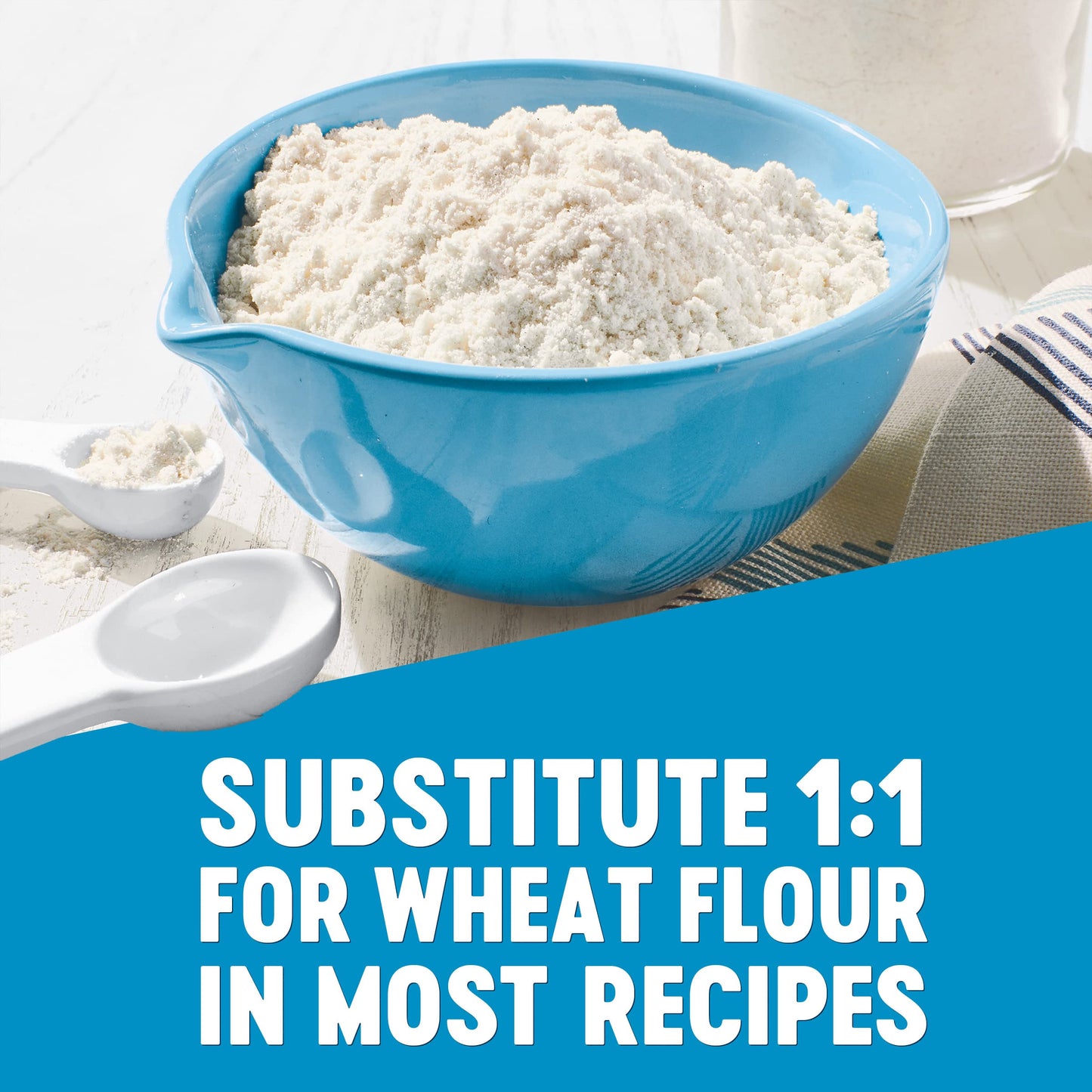 Krusteaz Gluten Free All-Purpose Flour, No Artificial Flavors, Colors, Or Preservatives, 32 Oz Boxes (Pack Of 8)