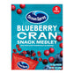 Ocean Spray Blueberry Cran Snack Medley, Cranberry and Blueberry Dried Fruit Snack, 1 Oz Pouches, 5 Count